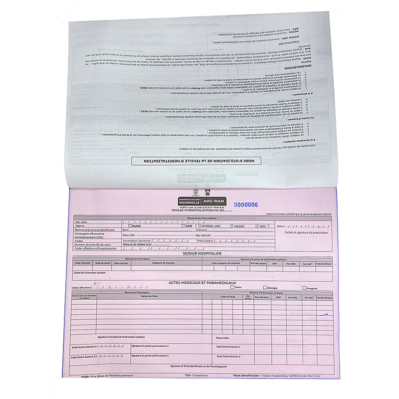 Printing NCR CB CFB CF Carbonless Copy Paper A3 A4 A5