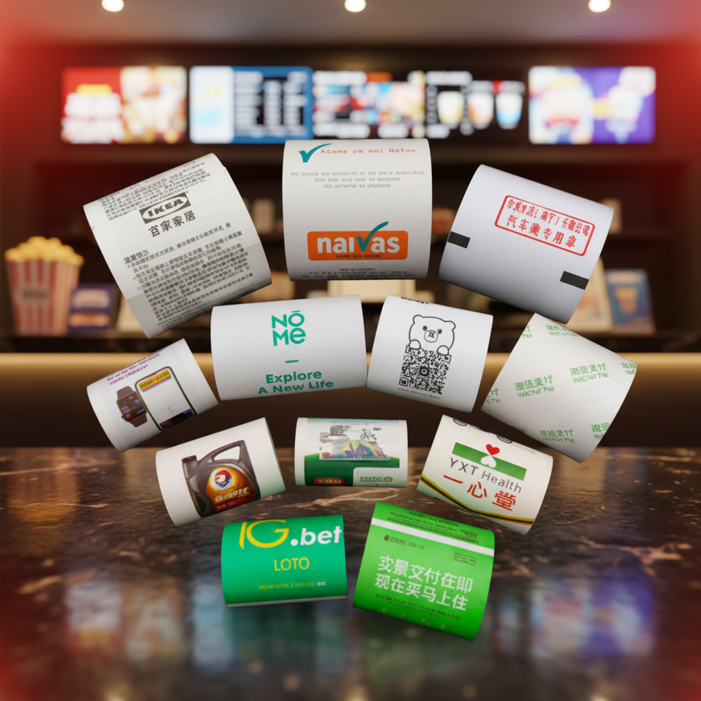 57x40mm Printing Thermal Paper Roll Manufacturer